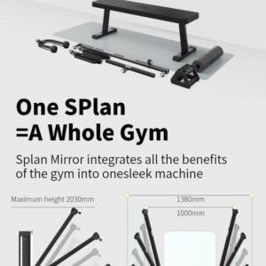 SPlan Smart Home Gym Set – Smith Machine with Power Rack