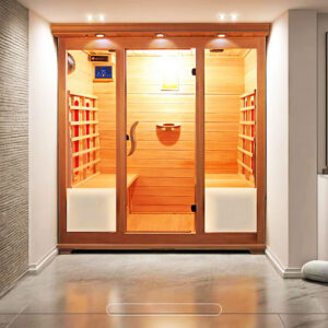 Luxury 4-Seater Far Infrared Sauna with Color Light