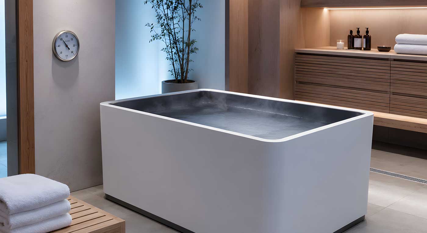 Cold Plunge Tub in Malibu Colony, CA
